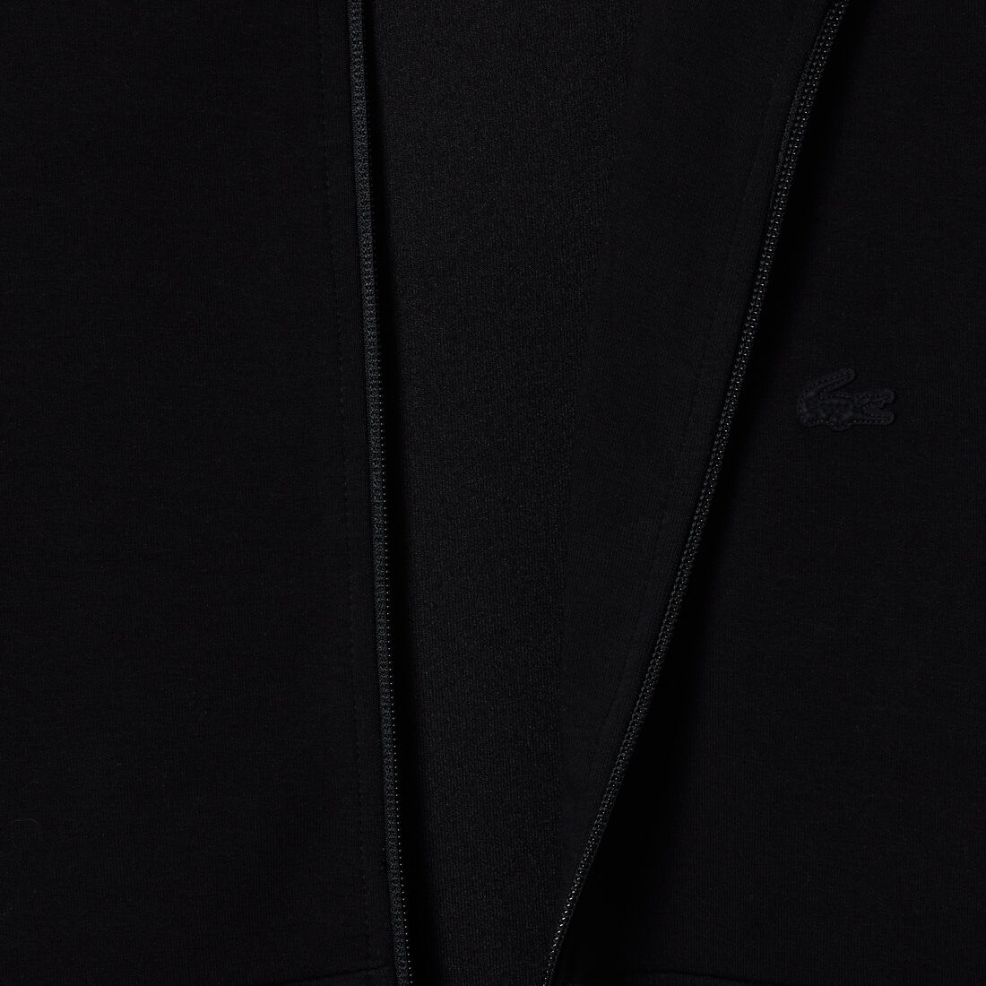 سويت شيرت لاكوست قطن عضوي ناعم للرجال Men's High Neck Cotton Blend Zip Jogger Sweatshirt - SH2702-00-031