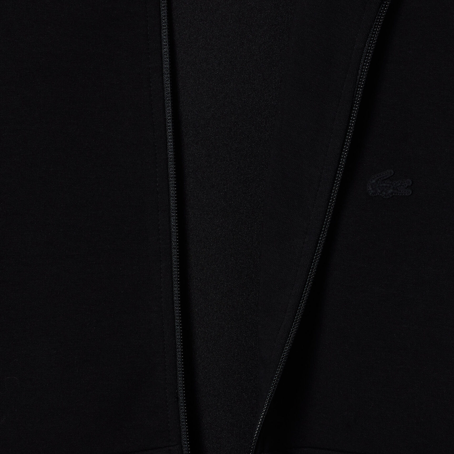 سويت شيرت لاكوست قطن عضوي ناعم للرجال Men's High Neck Cotton Blend Zip Jogger Sweatshirt - SH2702-00-031