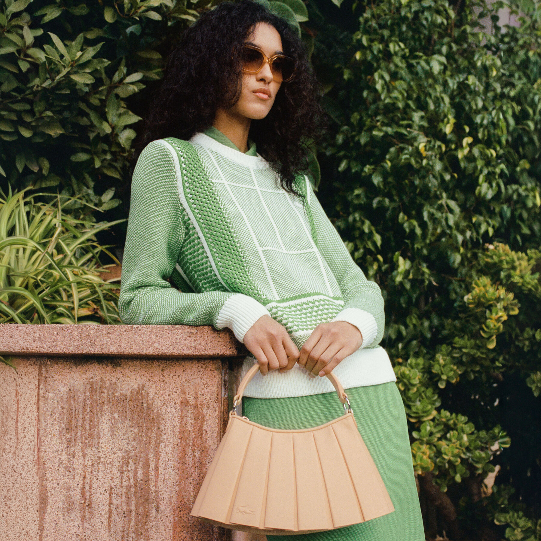 سترة جاكار برسومات ملعب التنس Tennis Court Graphic Jacquard Sweater - AF9867-00-4IN