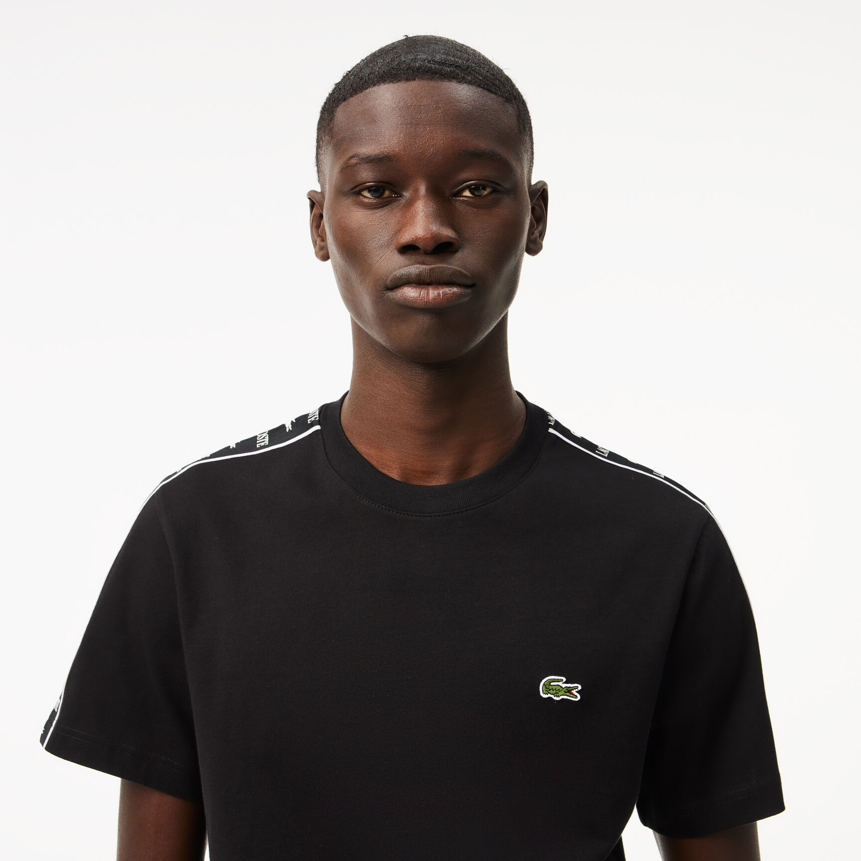 Cotton Jersey Logo Stripe T-shirt Cotton Jersey Logo Stripe T-shirt - TH7404-00-031