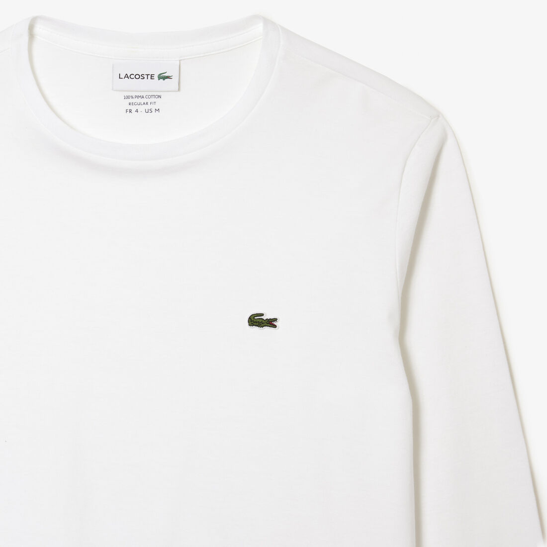 تيشيرت قطن جيرسيه بيما بفتحة رقبة مستديرة للرجال Men's Crew Neck Pima Cotton Jersey T-shirt - TH6712-00-001