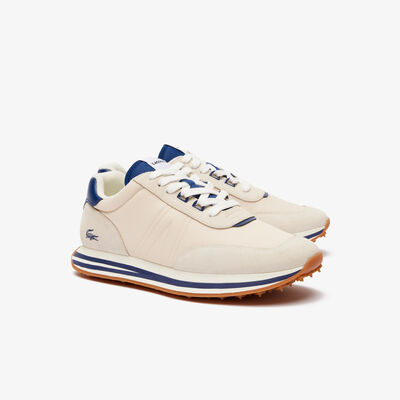 Men's L-spin Leather And Textile Trainers