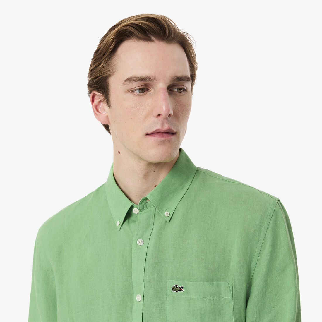 قميص كتان بقصّة عادية Regular Fit Linen Shirt - CH5692-00-TTF
