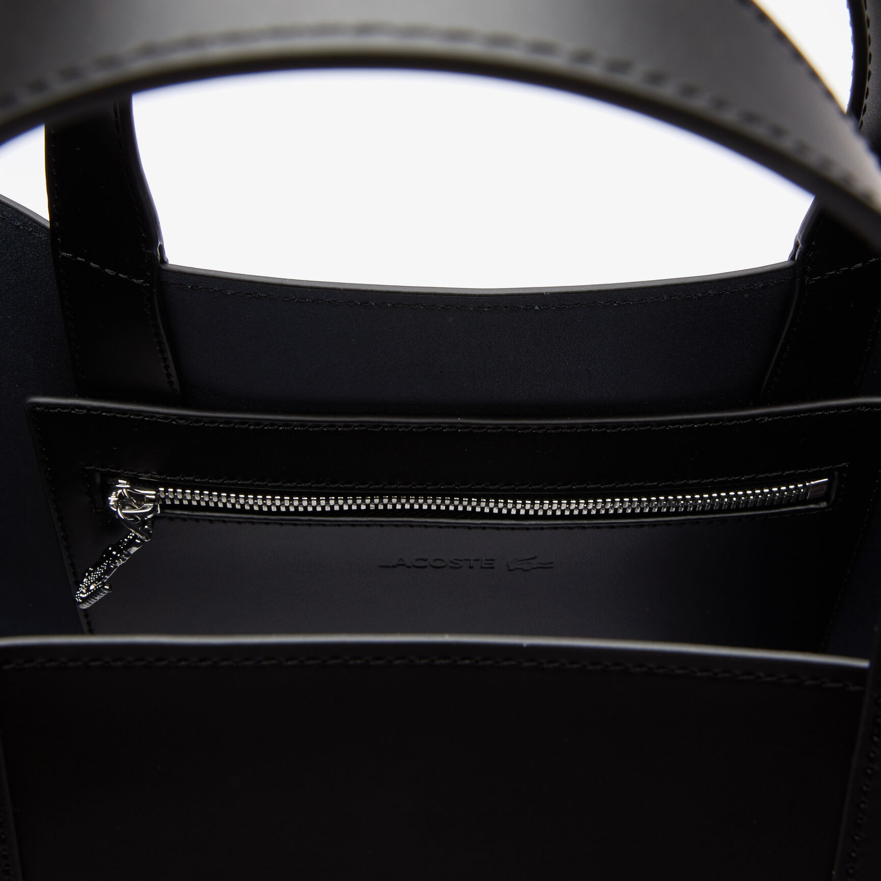 Buy Women's L-Tote Embossed Badge Leather Shopper Bag | Lacoste UAE
