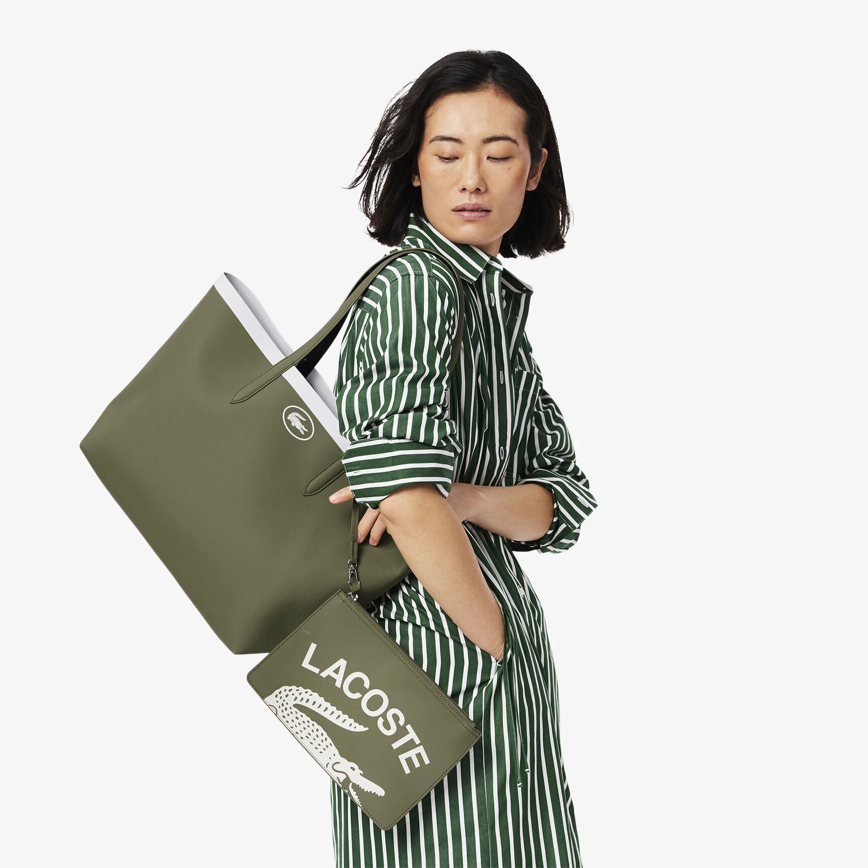 حقيبة آنا بسحاب ذات وجهين Anna Reversible Zipped Tote - NF4934AS-Q69