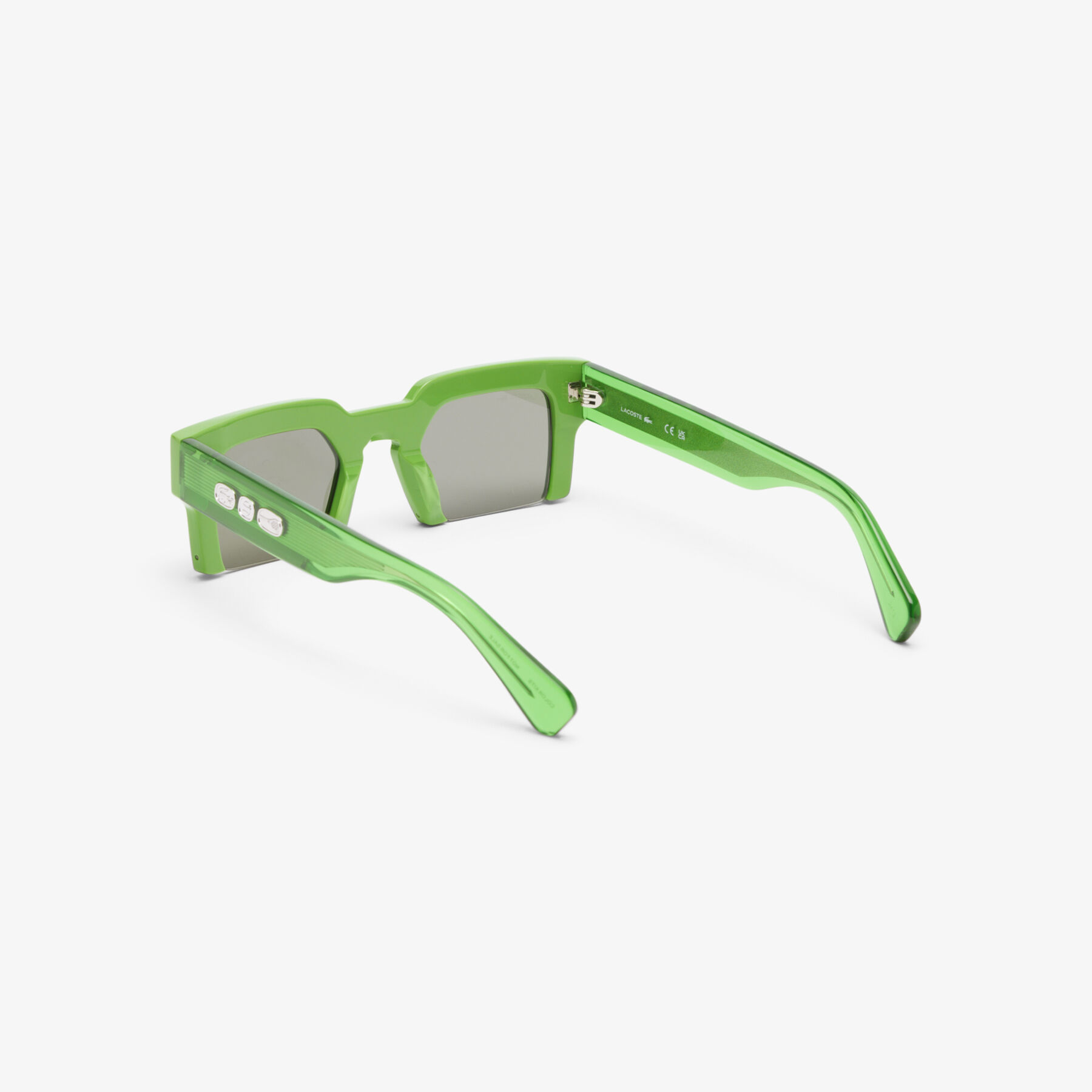 lacoste runway acetate rectangle glasses