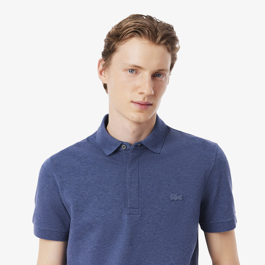 قميص بولو بيكيه باريسي بقصة عادية Regular Fit Paris Stretch Pique Polo Shirt - PH5522-00-5I1