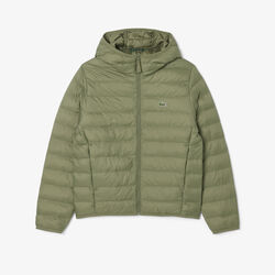 lacoste water repellent down windbreaker