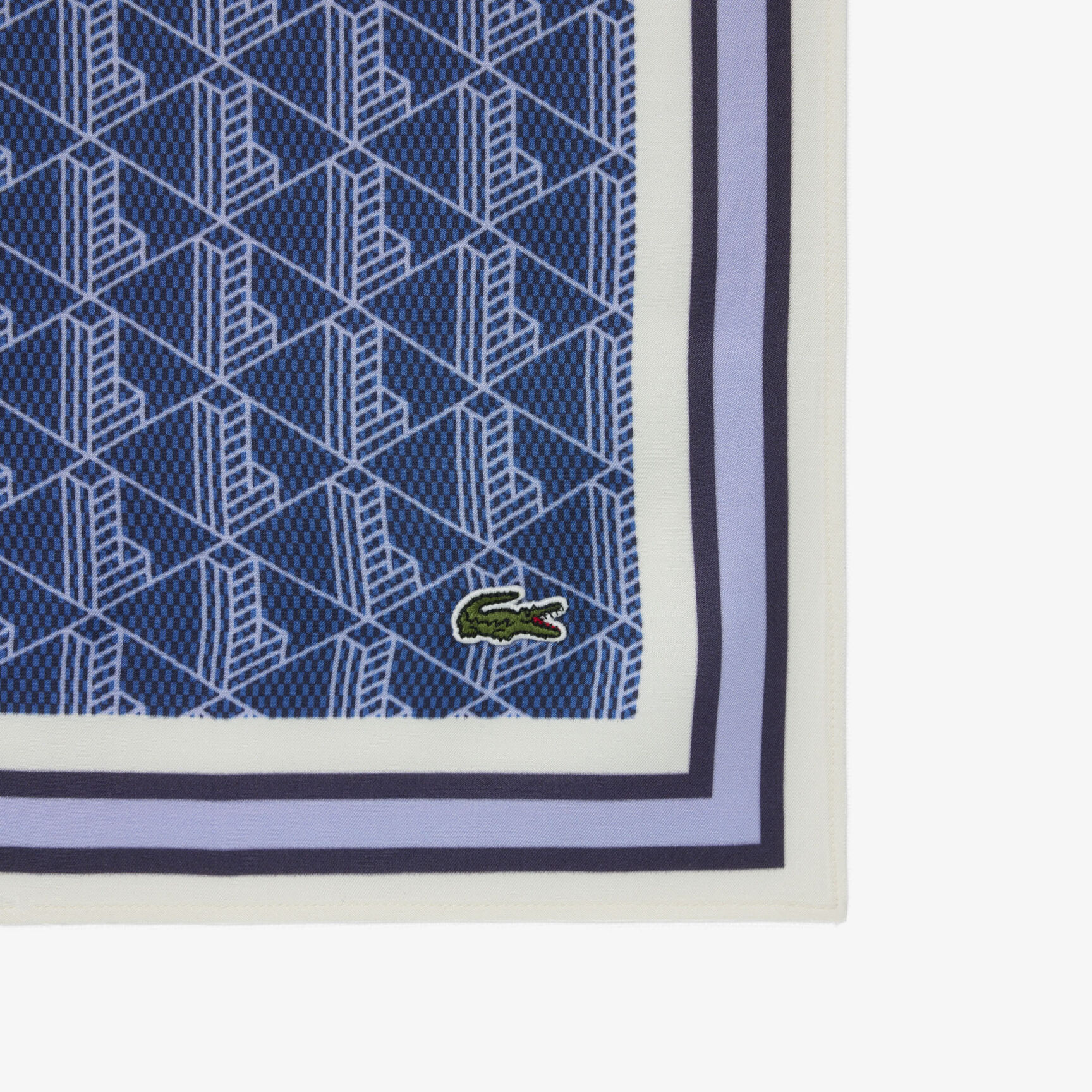 وشاح بطبعة مونوغرام Monogram Print Scarf - RE5691-00-AIT