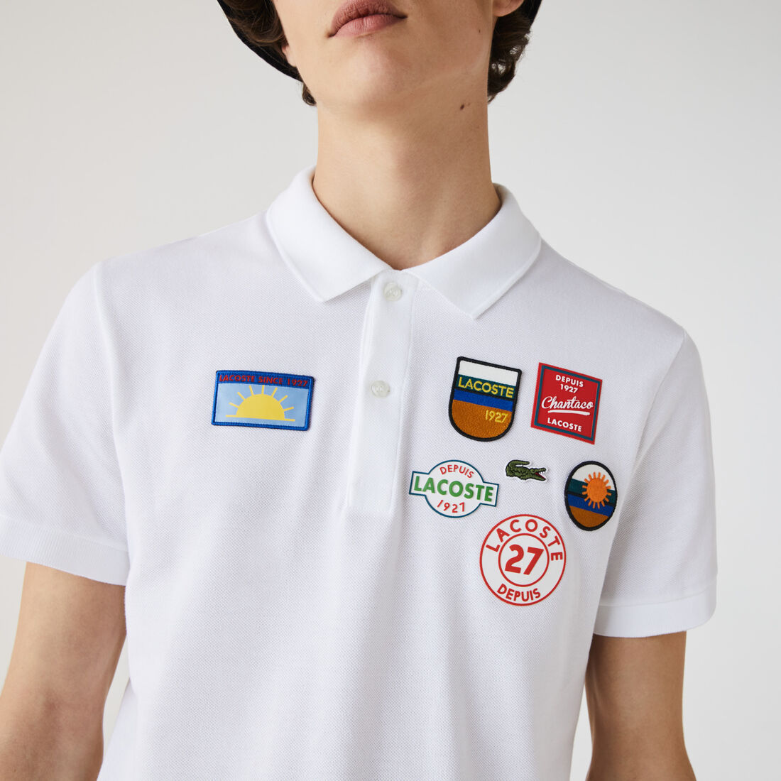 Men’s Lacoste Regular Fit Badge Cotton Polo Men’s Lacoste Regular Fit Badge Cotton Polo