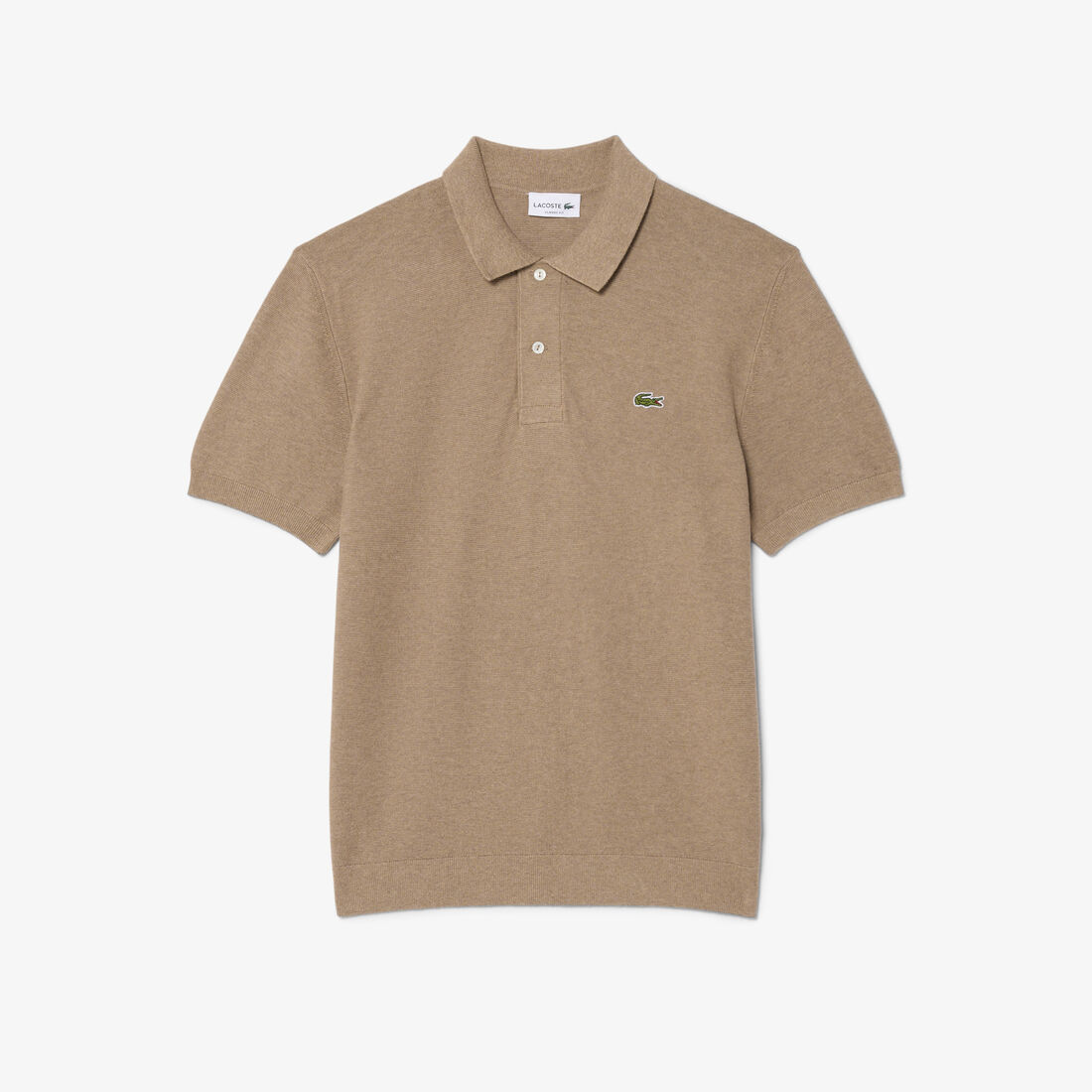 قميص بولو محبوك بقصة كلاسيكية Classic Fit Knitted Polo Shirt - AH1043-00-GE2