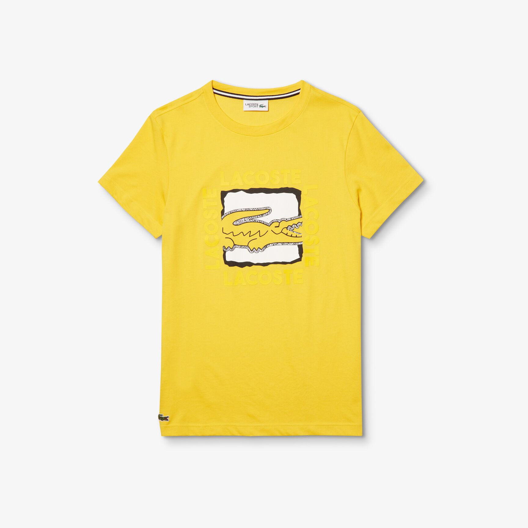قميص تي-شيرت للرجال بطبعة ثلاثية الأبعاد من مجموعة Lacoste SPORT قميص تي-شيرت للرجال بطبعة ثلاثية الأبعاد من مجموعة Lacoste SPORT