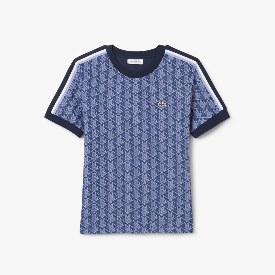 Slim Fit Monogram Jacquard T-shirt Slim Fit Monogram Jacquard T-shirt - TF3244-00-AIT