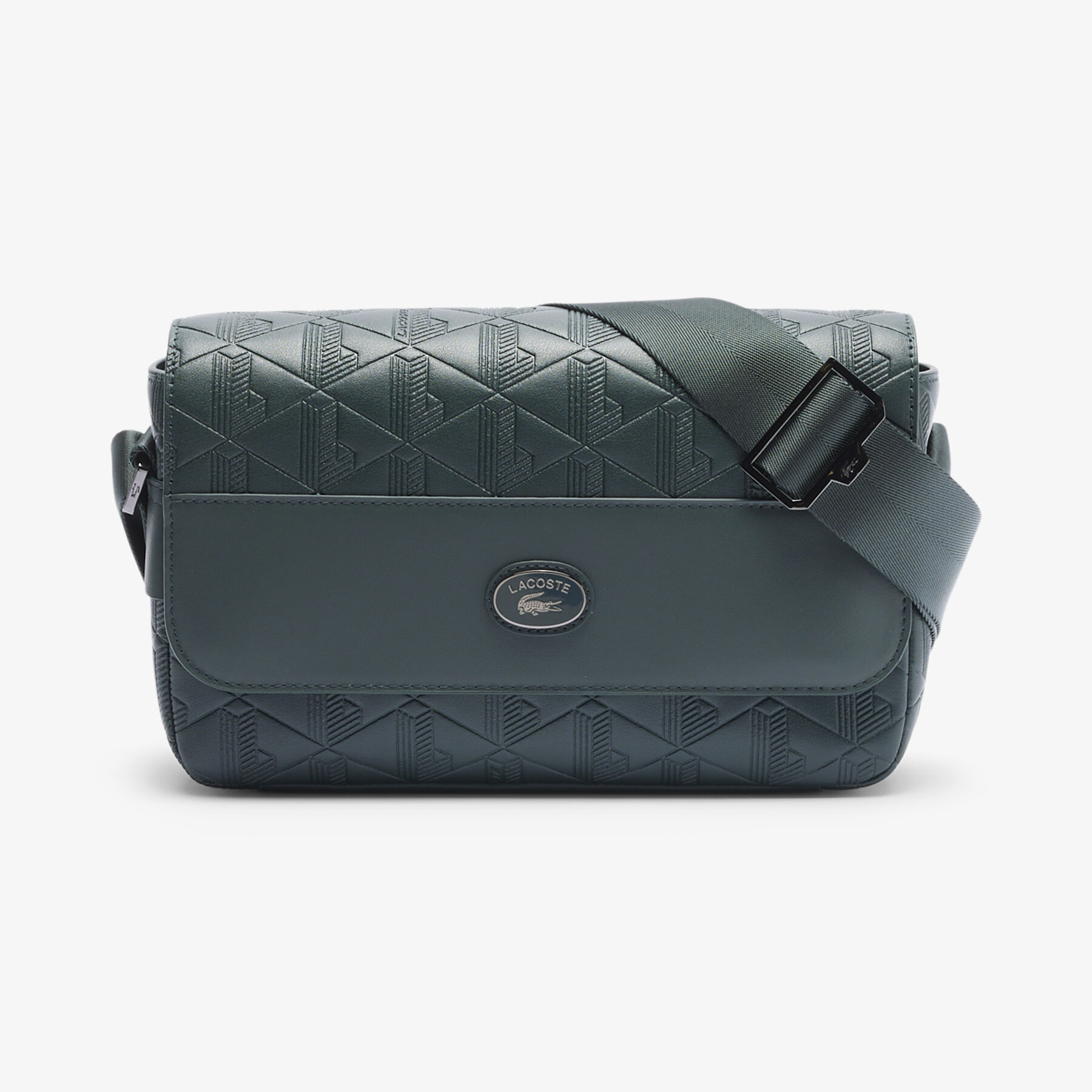 Nomogramme Leather Flap Close Satchel lacoste nomogramme leather flap close satchel