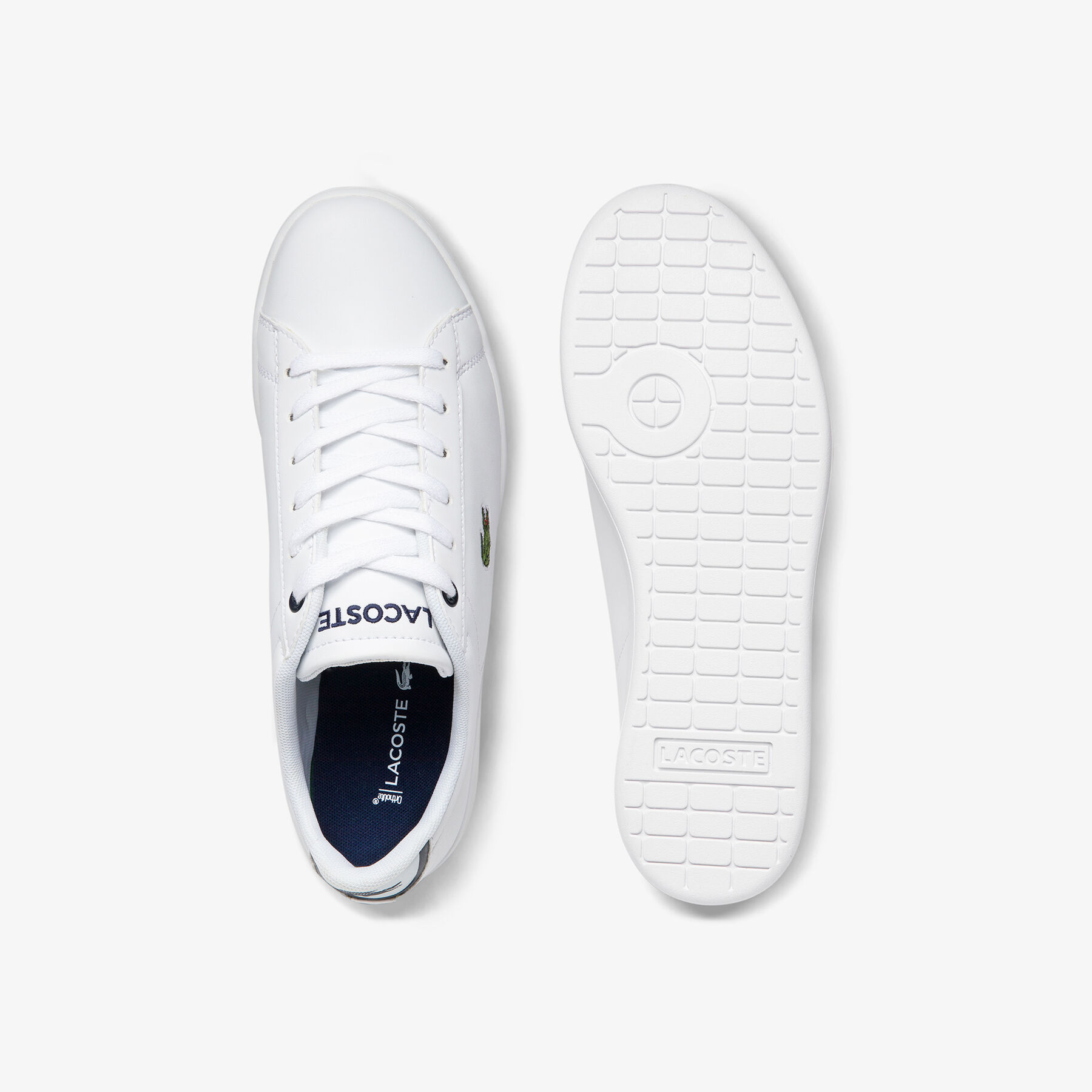 Juniors' Carnaby Evo Mesh-lined Tonal Synthetic Trainers lacoste juniors carnaby evo mesh lined tonal synthetic trainers