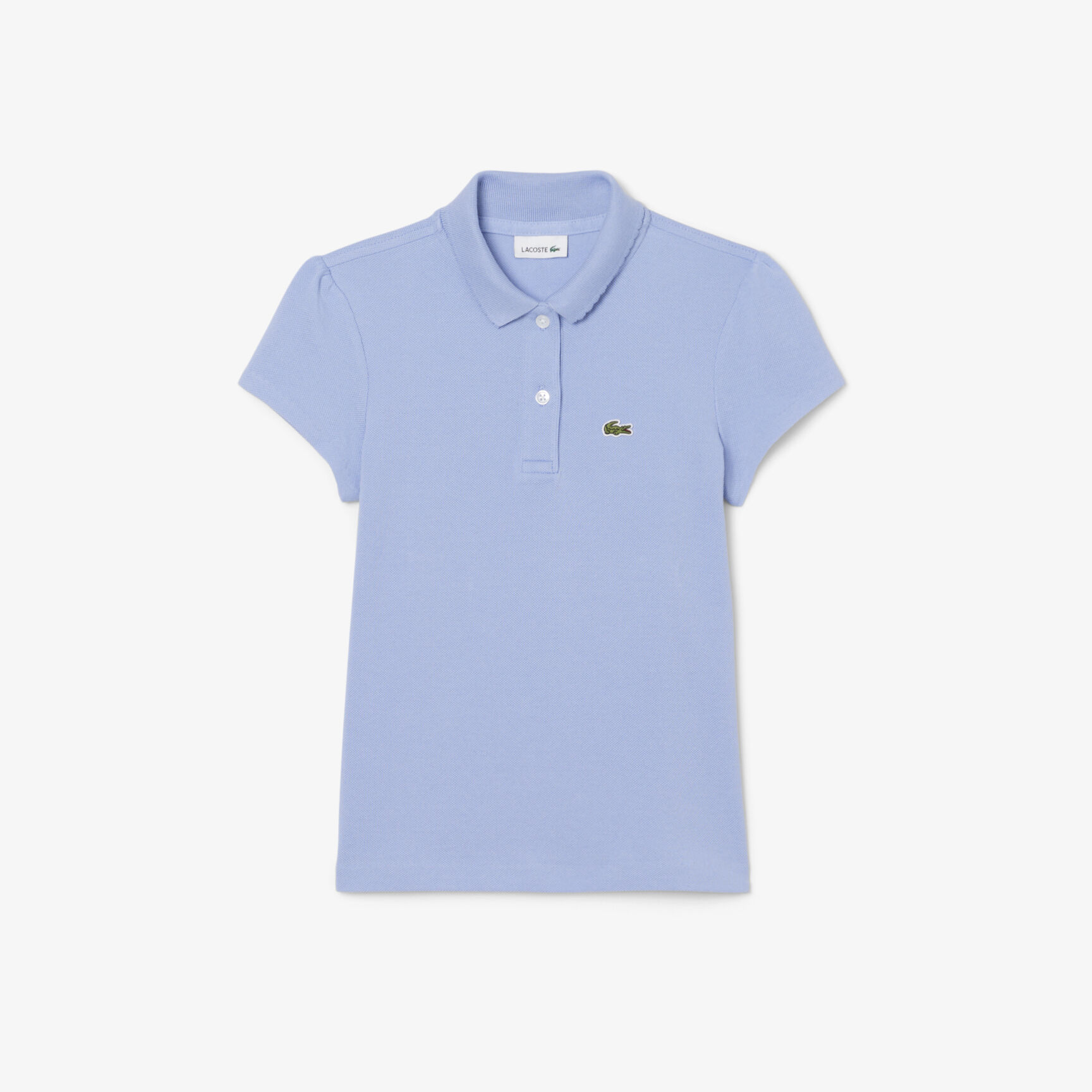 Scalloped Collar Pique Polo Shirt - PJ0953-00-5QD