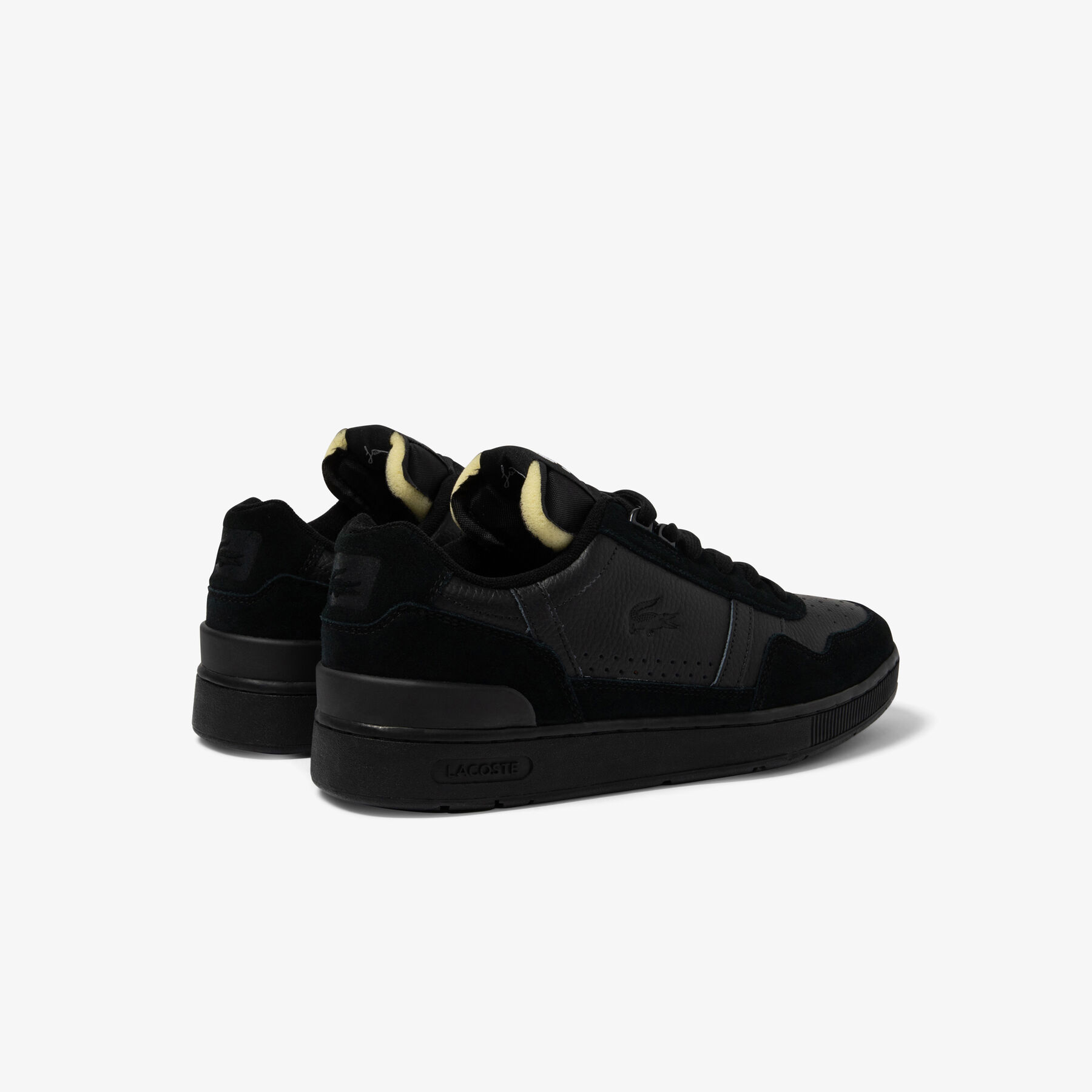 Men's Lacoste T-Clip Leather Premium Trainers men s lacoste t clip leather premium trainers