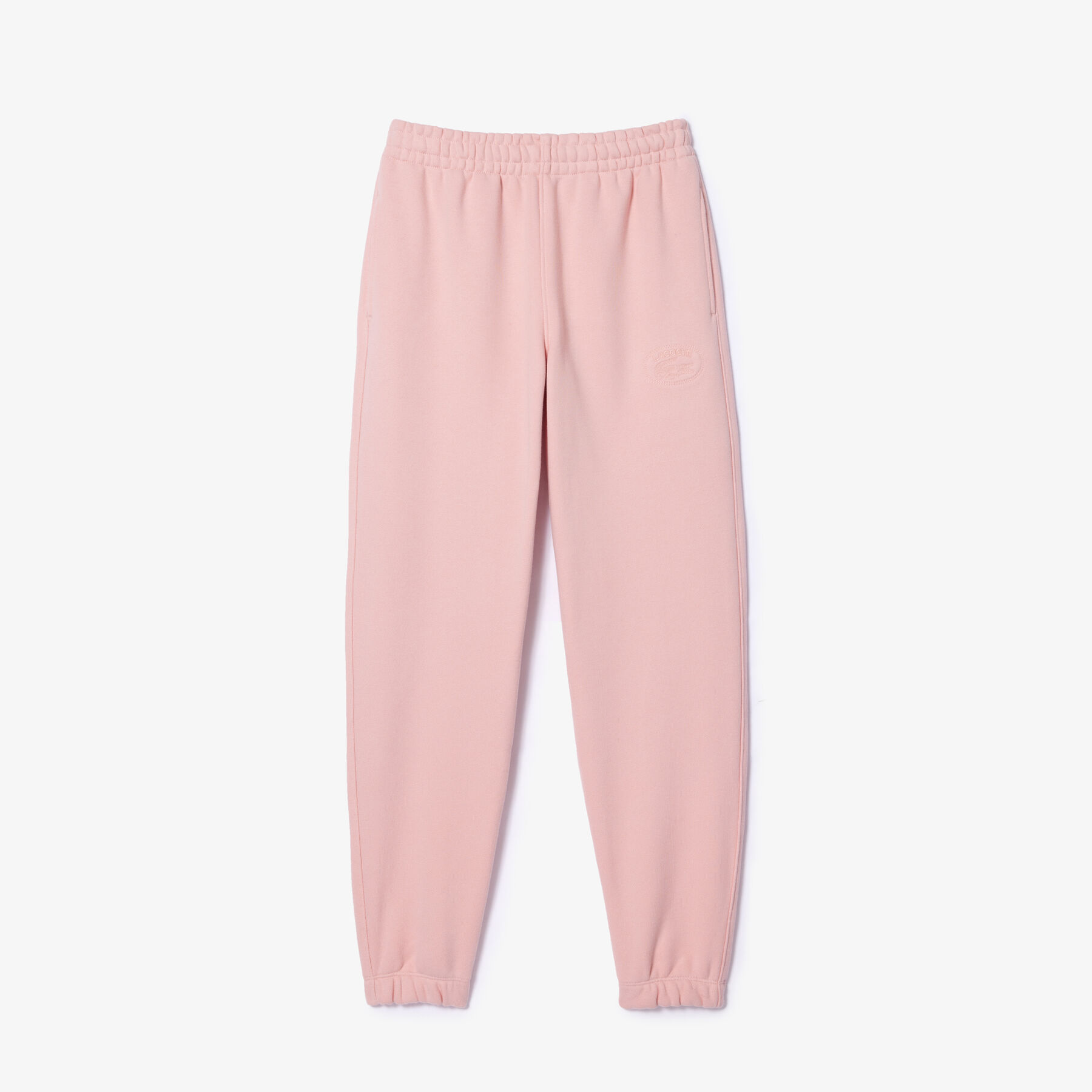 lacoste embroidered jogger track pants
