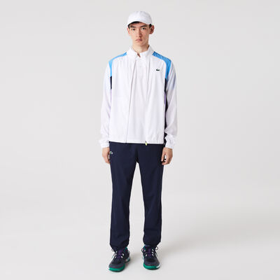 بدلة رياضية تنس بتصميم مقسم بألوان للرجال مجموعة Lacoste Sport