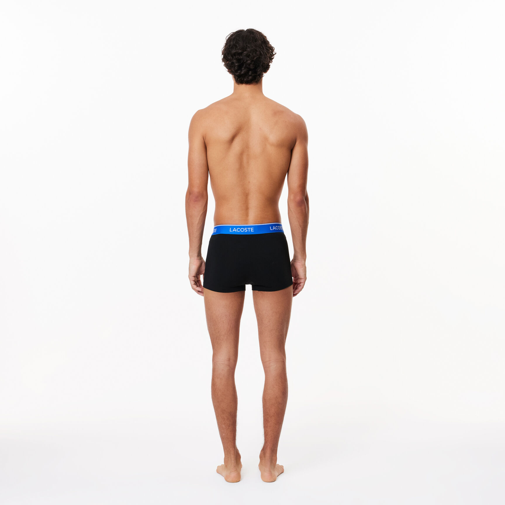 Pack Of 3 Navy Casual Trunks With Contrasting Waistband - 5H3401-00-B68