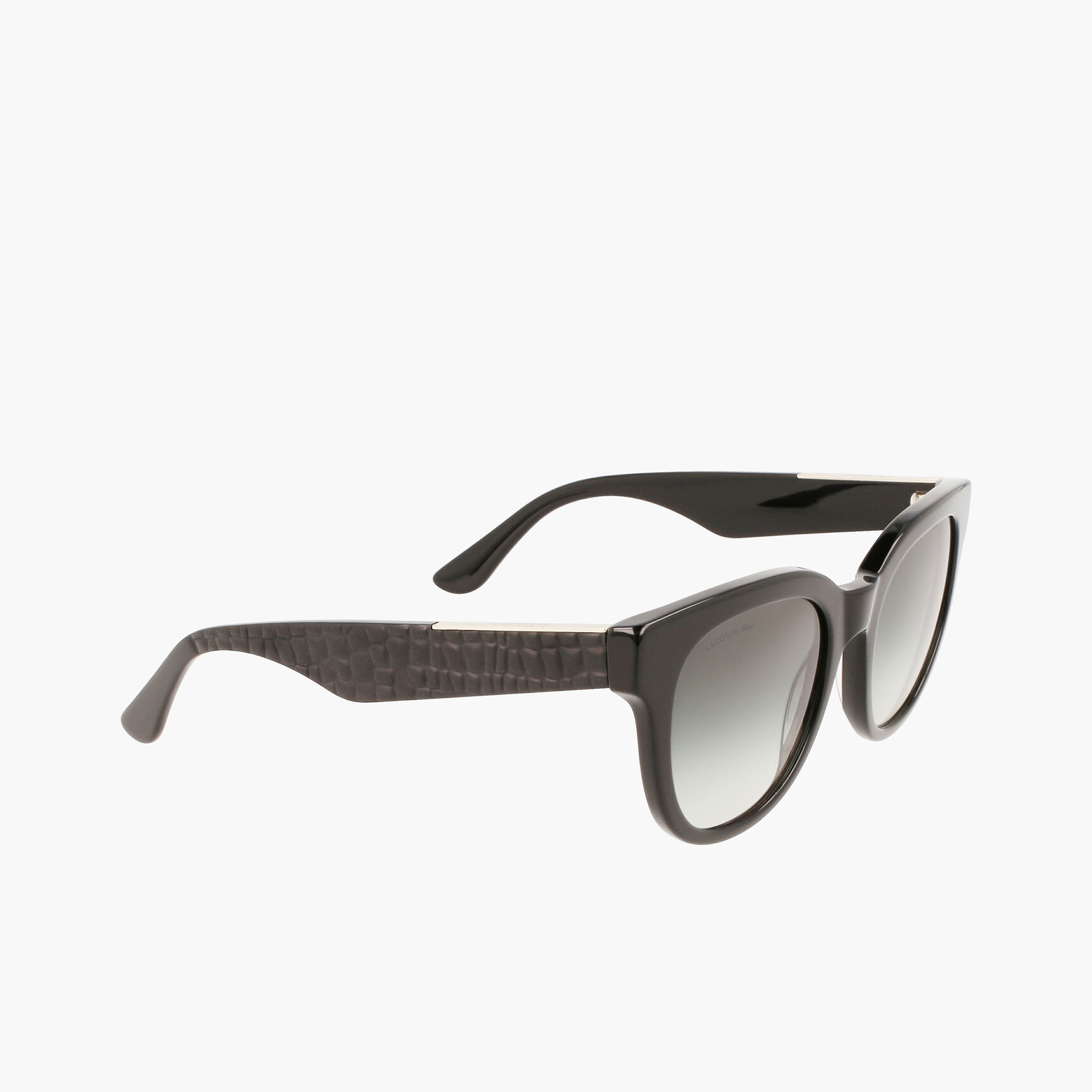 Women's Oval Acetate Croco Skin Sunglasses - L971S-001