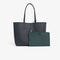 lacoste reversible tote with pouch