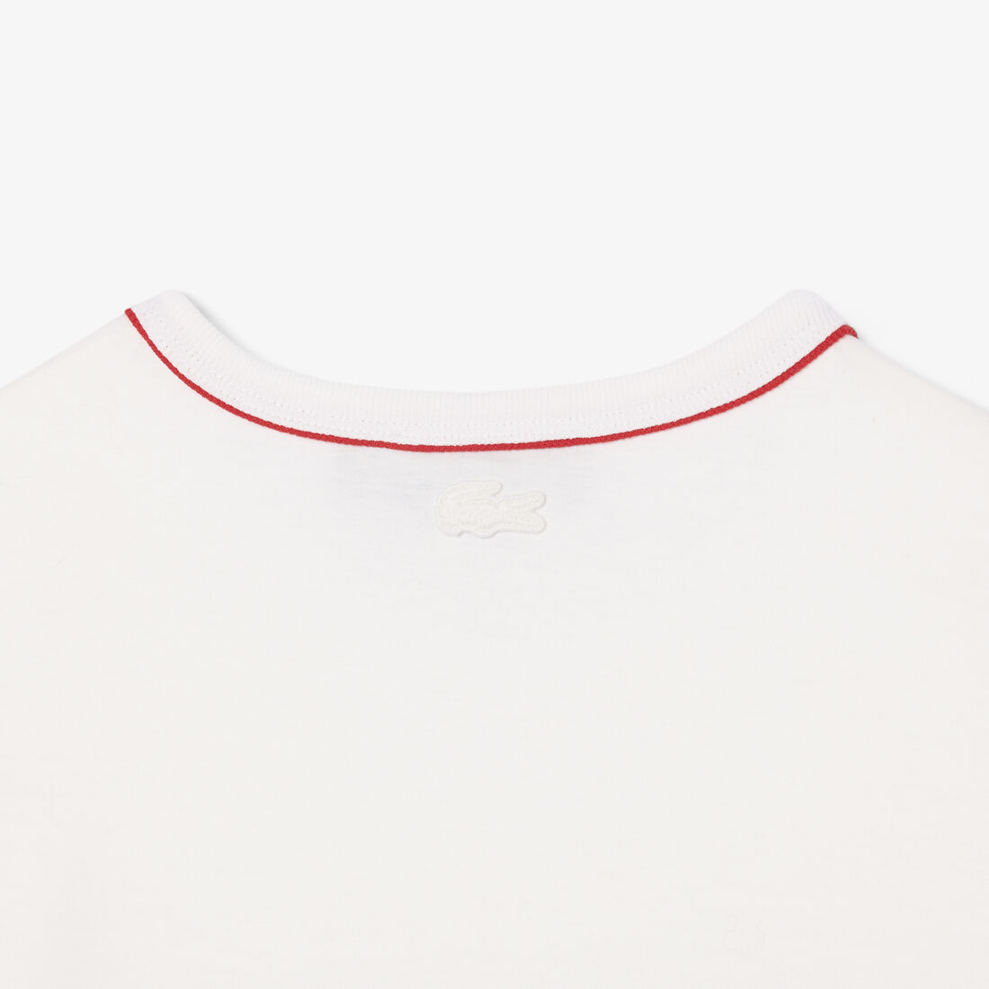lacoste runway tennis print t shirt