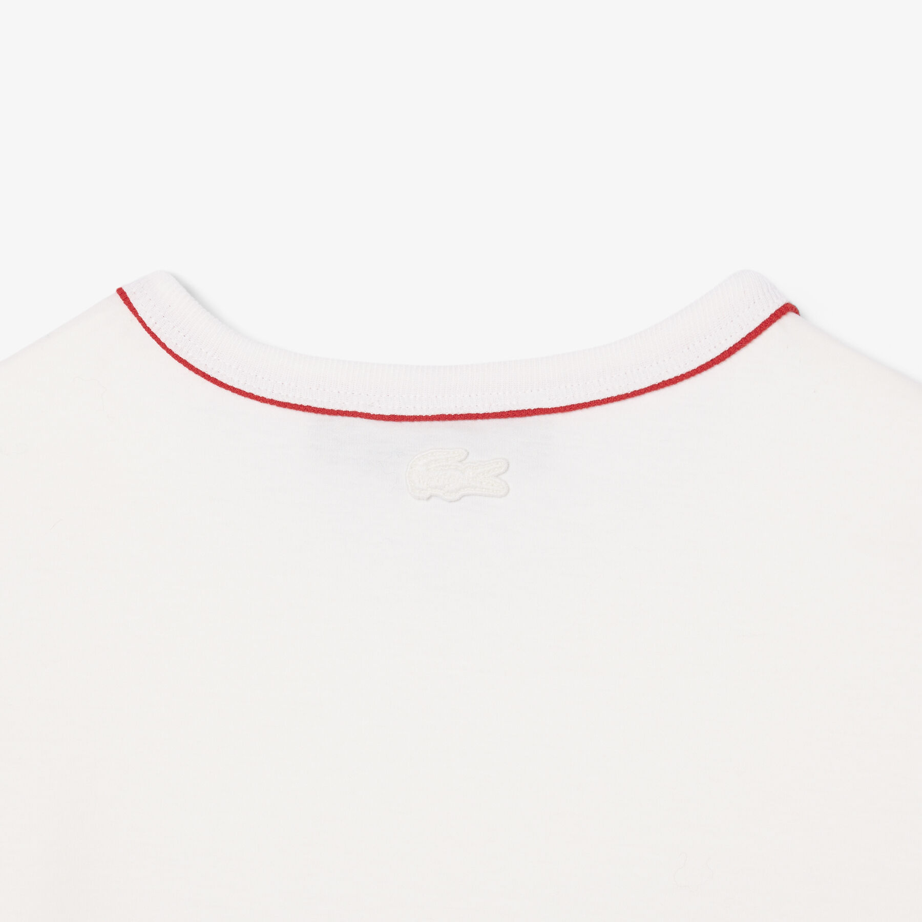 lacoste runway tennis print t shirt