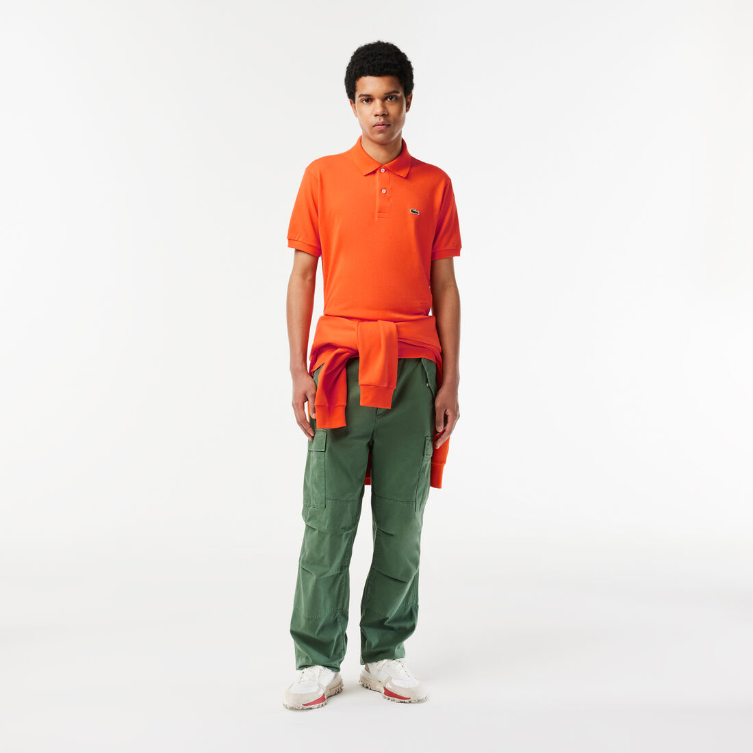 قميص بولو كلاسيكي L.12.12 أصلي Original L.12.12 petit Pique cotton Polo Shirt - L1212-00-SJI