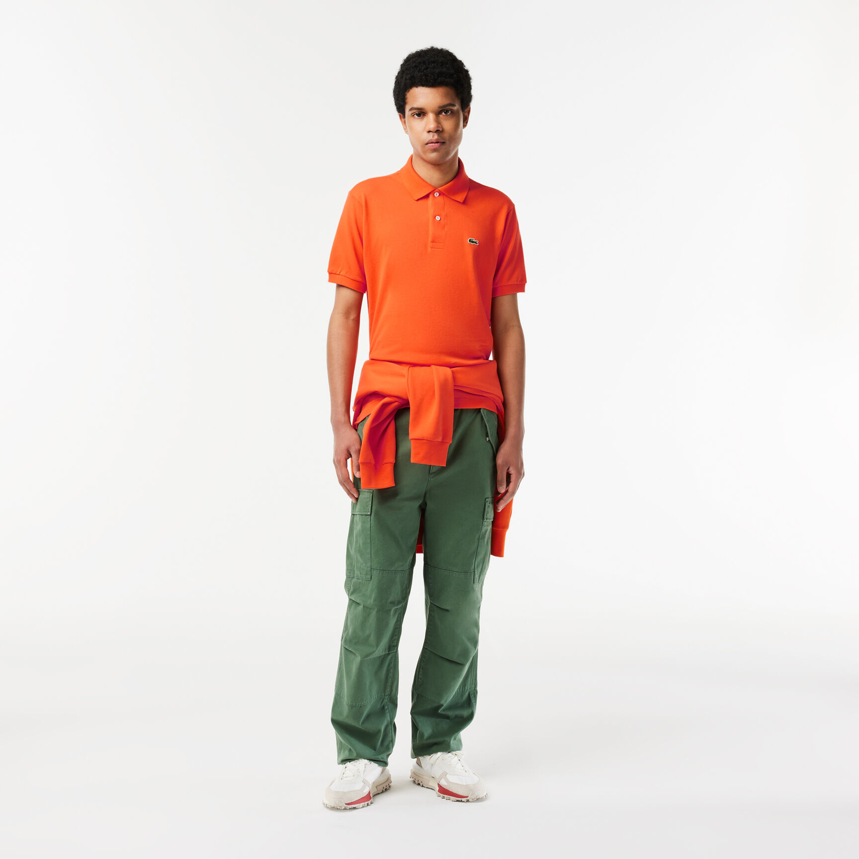قميص بولو كلاسيكي L.12.12 أصلي Original L.12.12 petit Pique cotton Polo Shirt - L1212-00-SJI