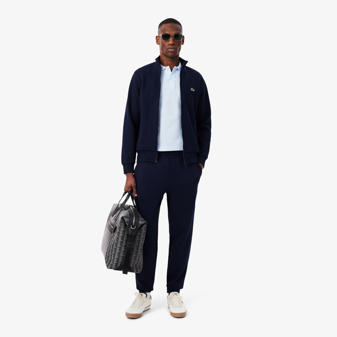 سويت شيرت من الصوف بسحاب وياقة عالية Zip-Up High Neck Fleece Sweatshirt - SH9622-00-166