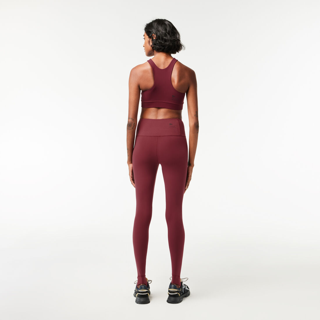 Women's Lacoste Recycled Polyester Tapered Leggings Women's Lacoste Recycled Polyester Tapered Leggings - OF5950-00-YUP