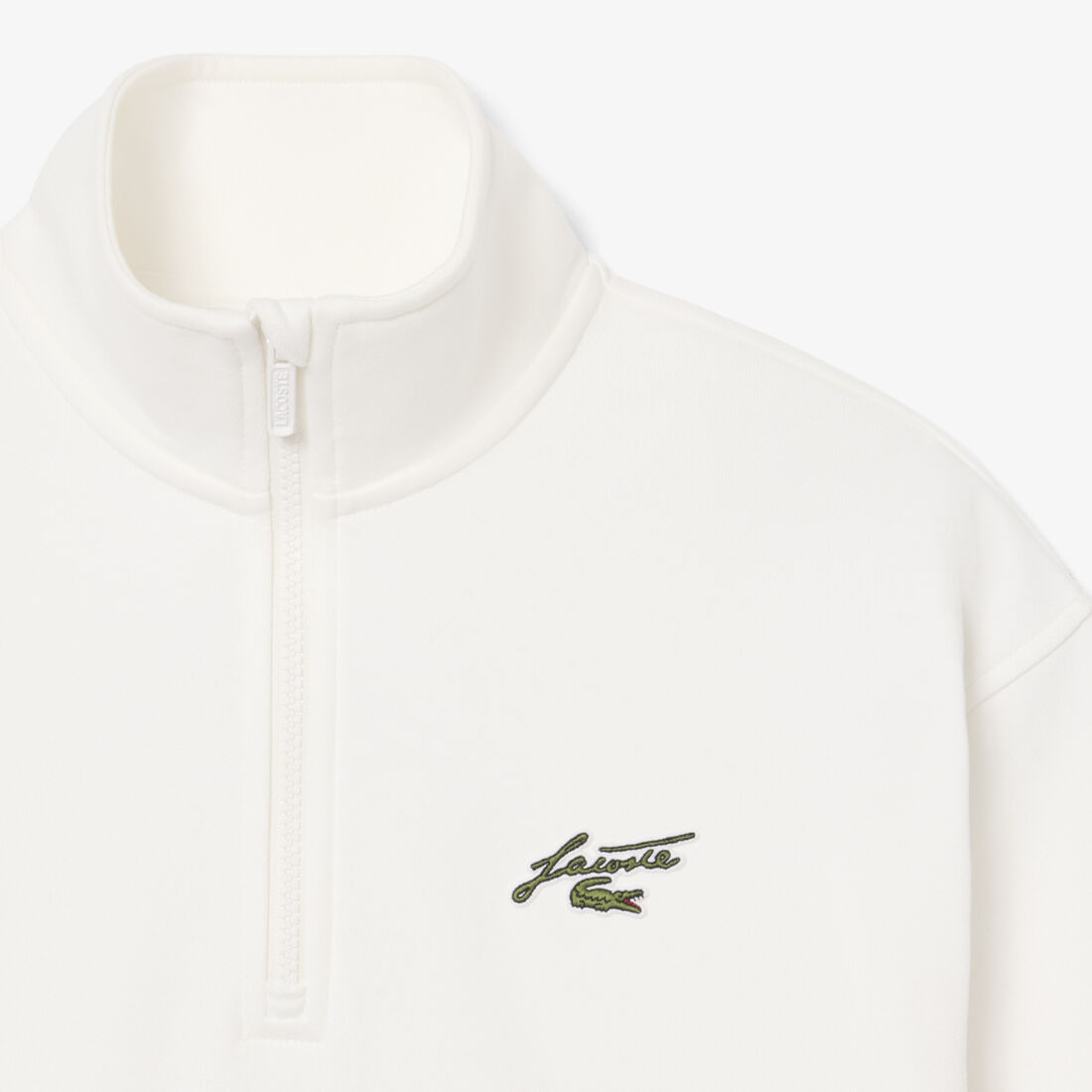 High Neck Zipped Fleece Badge Sweatshirt High Neck Zipped Fleece Badge Sweatshirt - SF8504-00-70V