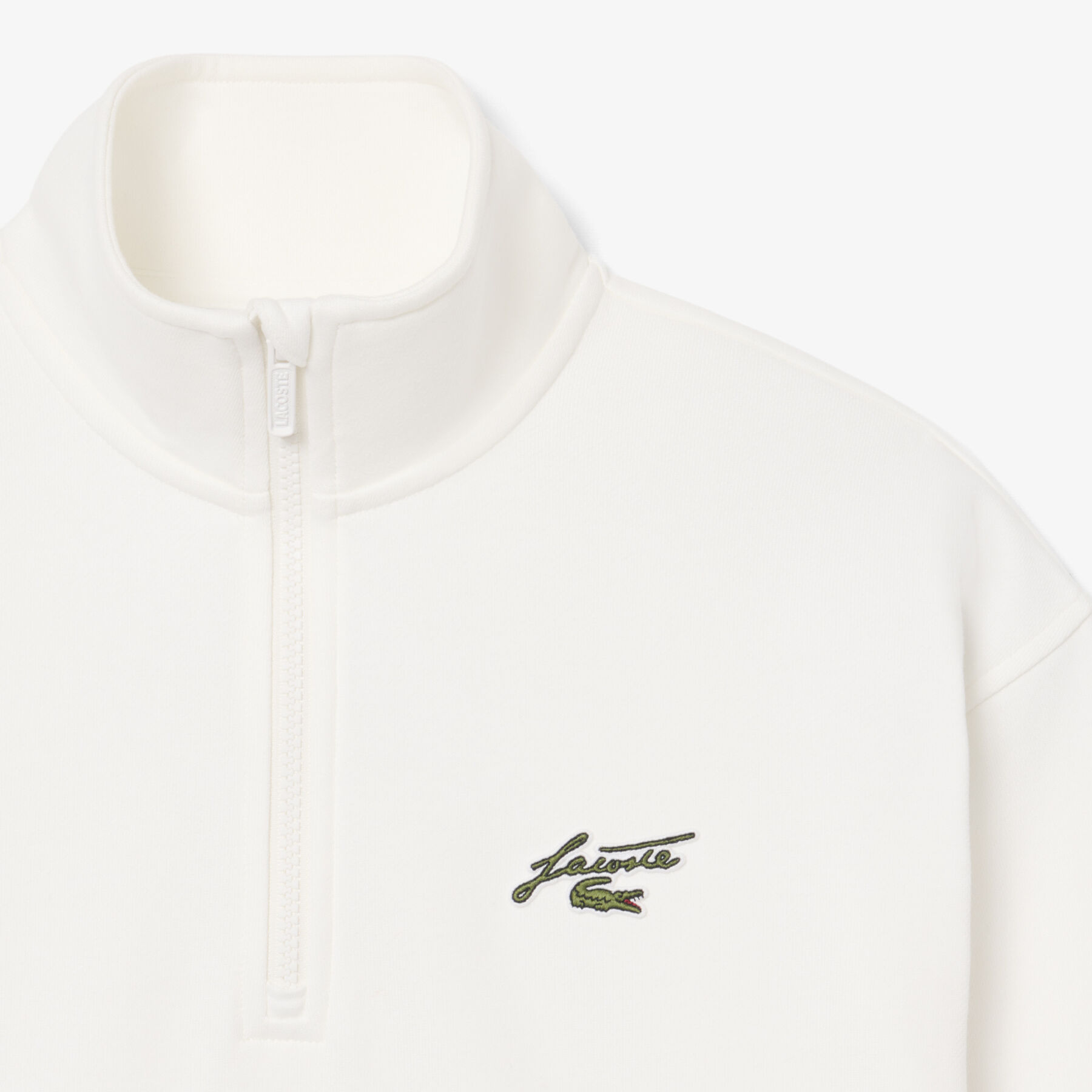 High Neck Zipped Fleece Badge Sweatshirt High Neck Zipped Fleece Badge Sweatshirt - SF8504-00-70V