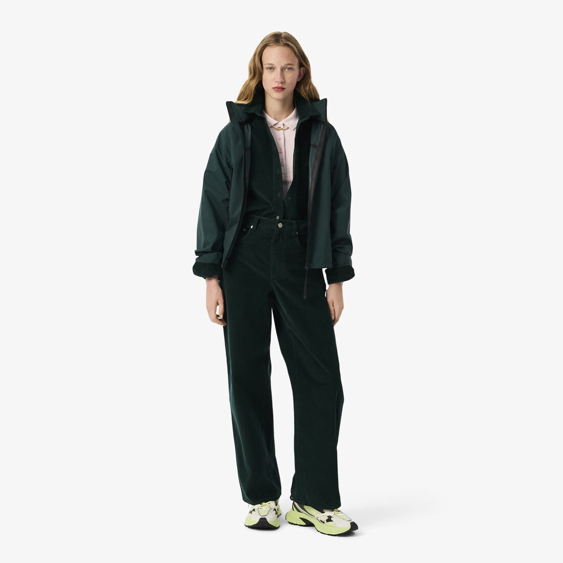 تيشيرت بولو L.12.D بقصة ضيقة من القطن المضلع Slim Fit L.12.D Ribbed Cotton Polo Shirt - DF5377-00-ADY