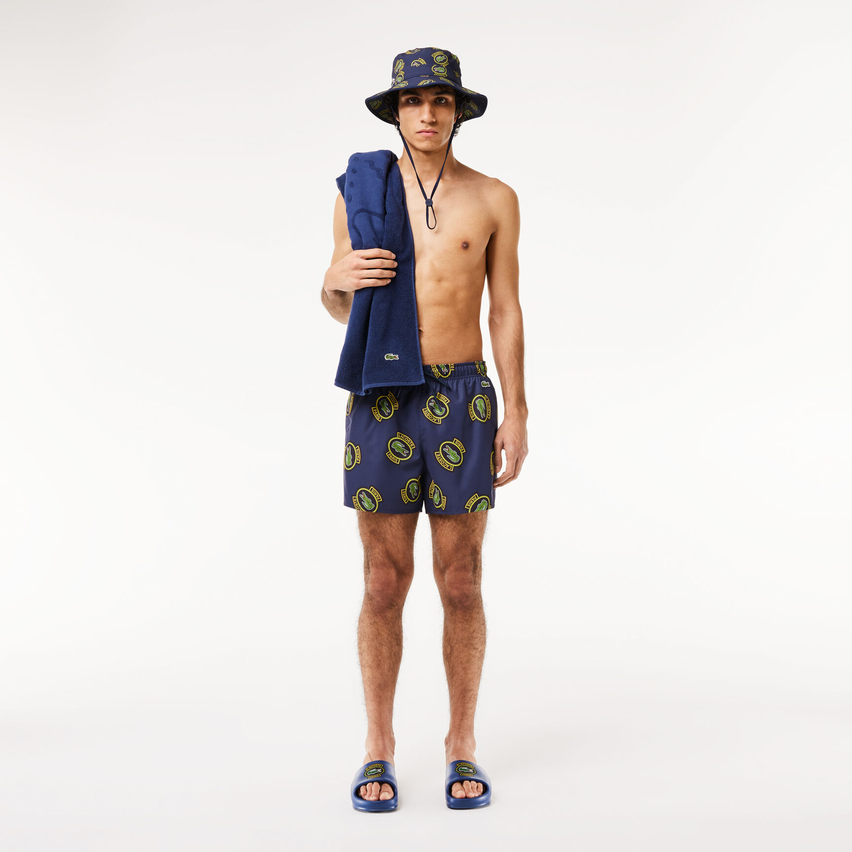 سروال سباحة قصير مطبوع Short Printed Swim Trunks - MH7272-00-Z57
