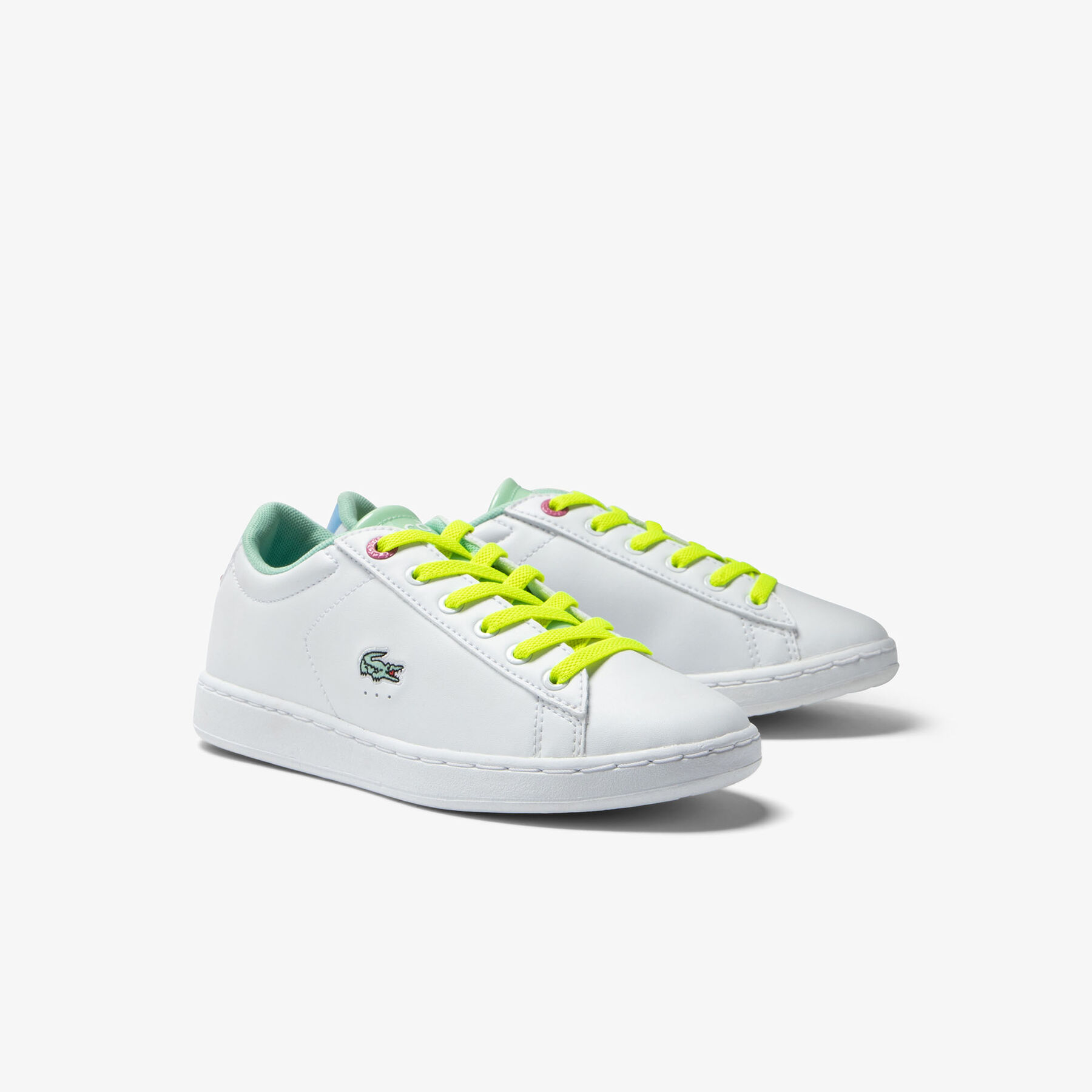 children s lacoste carnaby pro bl synthetic tonal trainers