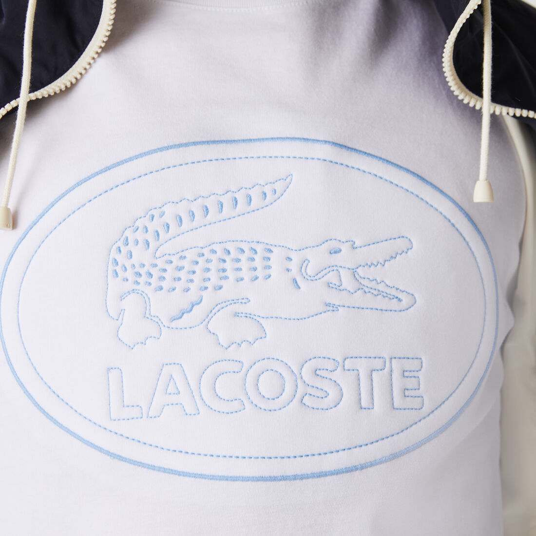 Men's Crew Neck Embroidered Logo Cotton T-shirt Men's Crew Neck Embroidered Logo Cotton T-shirt