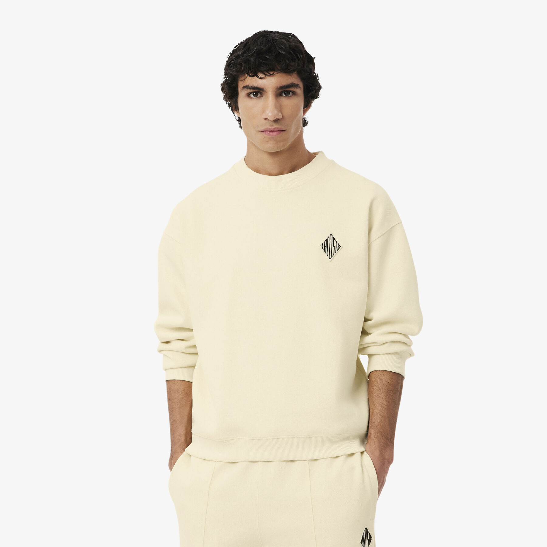 Double Face Pique Badge Sweatshirt - SH0035-00-S7G