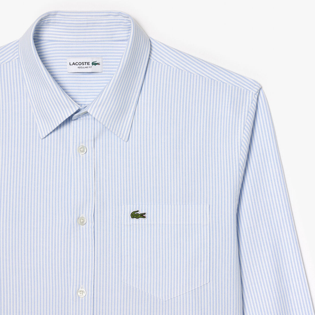 قميص أكسفورد مخطط بقصّة عادية Regular Fit Striped Oxford Shirt - CH5625-00-E7B