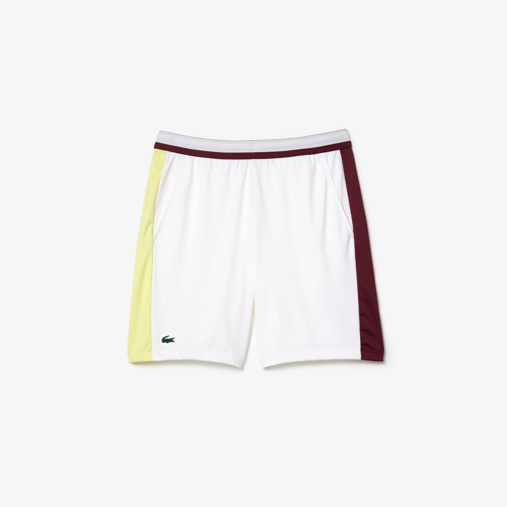 شورت رياضي بطبعة مميزة لكلمة Lacoste Lacoste Tennis x Daniil Medvedev Regular Fit Shorts - GH1098-00-Q0I