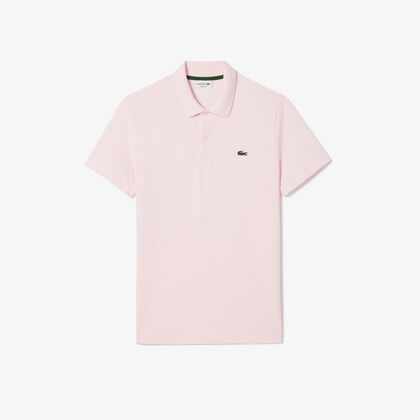 lacoste regular fit cotton polyester polo shirt