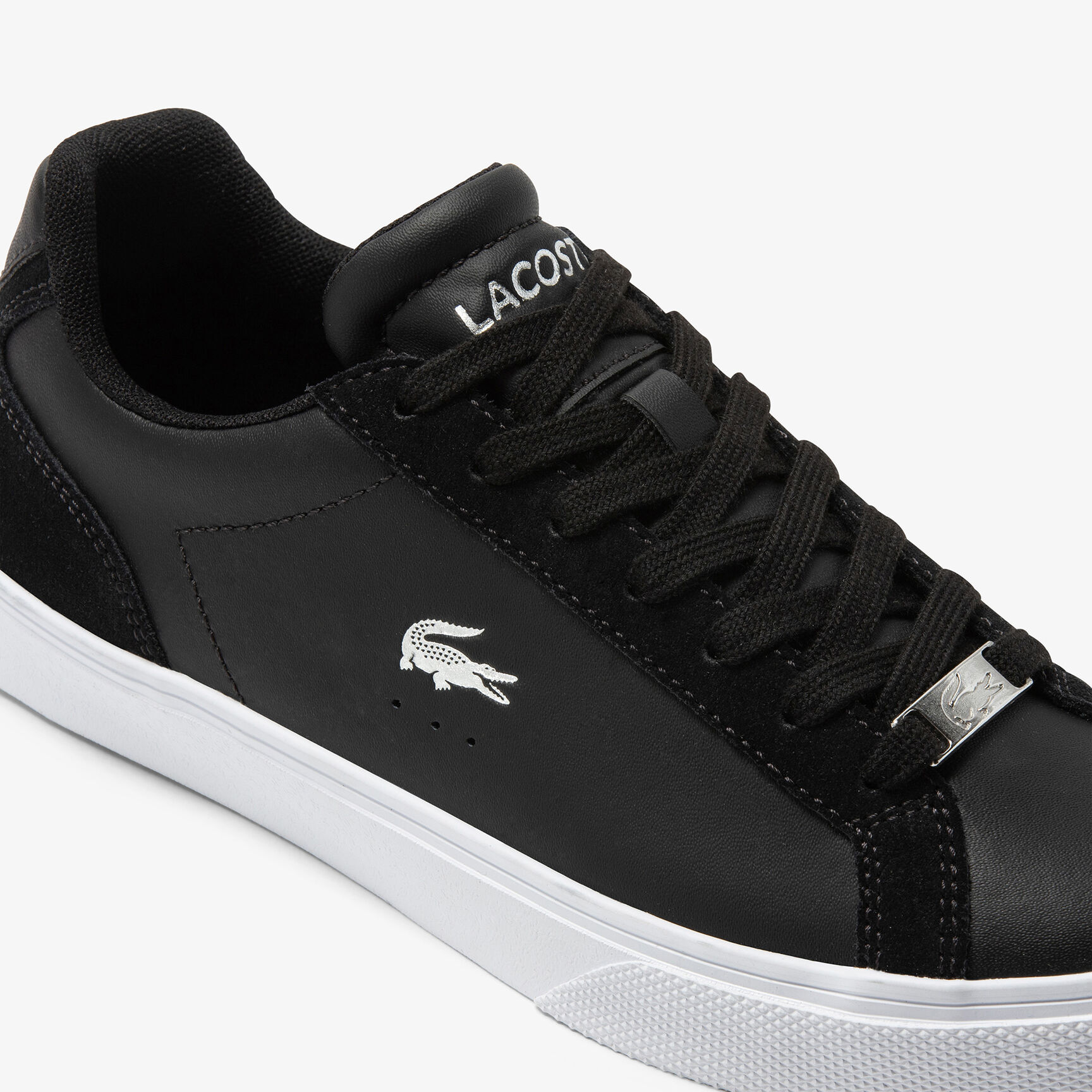 Women's Lacoste Lerond Pro Leather Trainers - 45CFA0047-22F