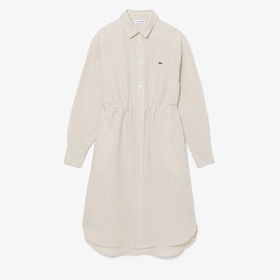Oversized Linen Blend Shirt Dress - EF7604-00-8GI