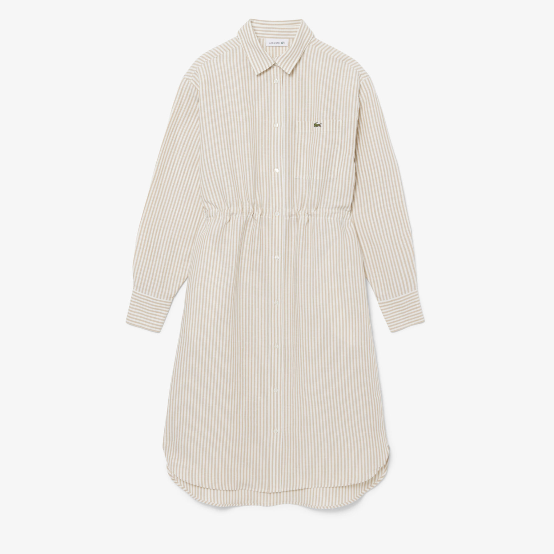 Oversized Linen Blend Shirt Dress Oversized Linen Blend Shirt Dress - EF7604-00-8GI