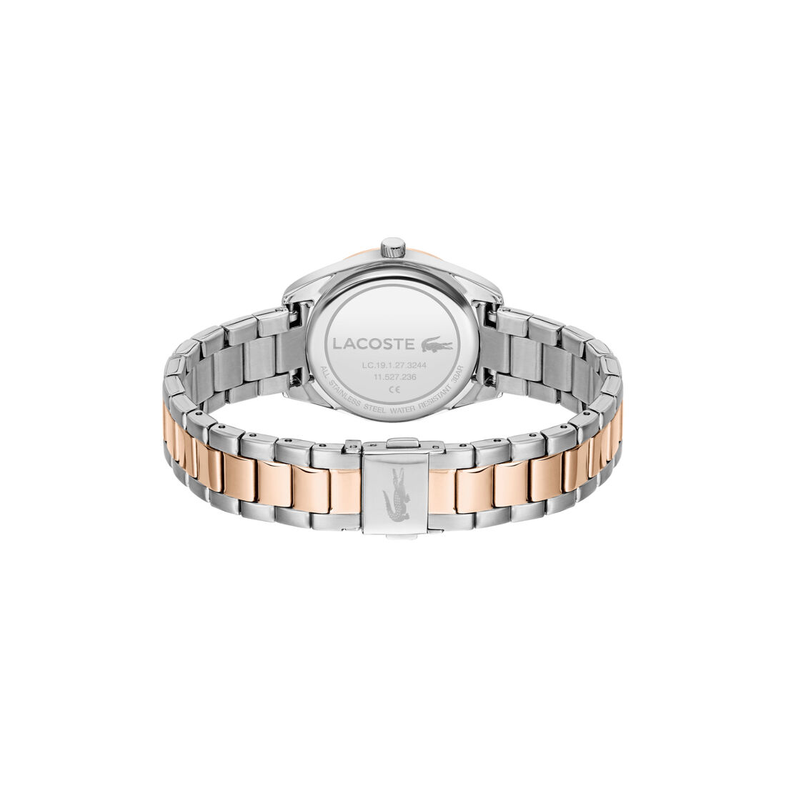 ساعة لاكوست بمينا فضي أبيض للنساء مجموعة Lacoste Petite Parisienne ساعة لاكوست بمينا فضي أبيض للنساء مجموعة Lacoste Petite Parisienne