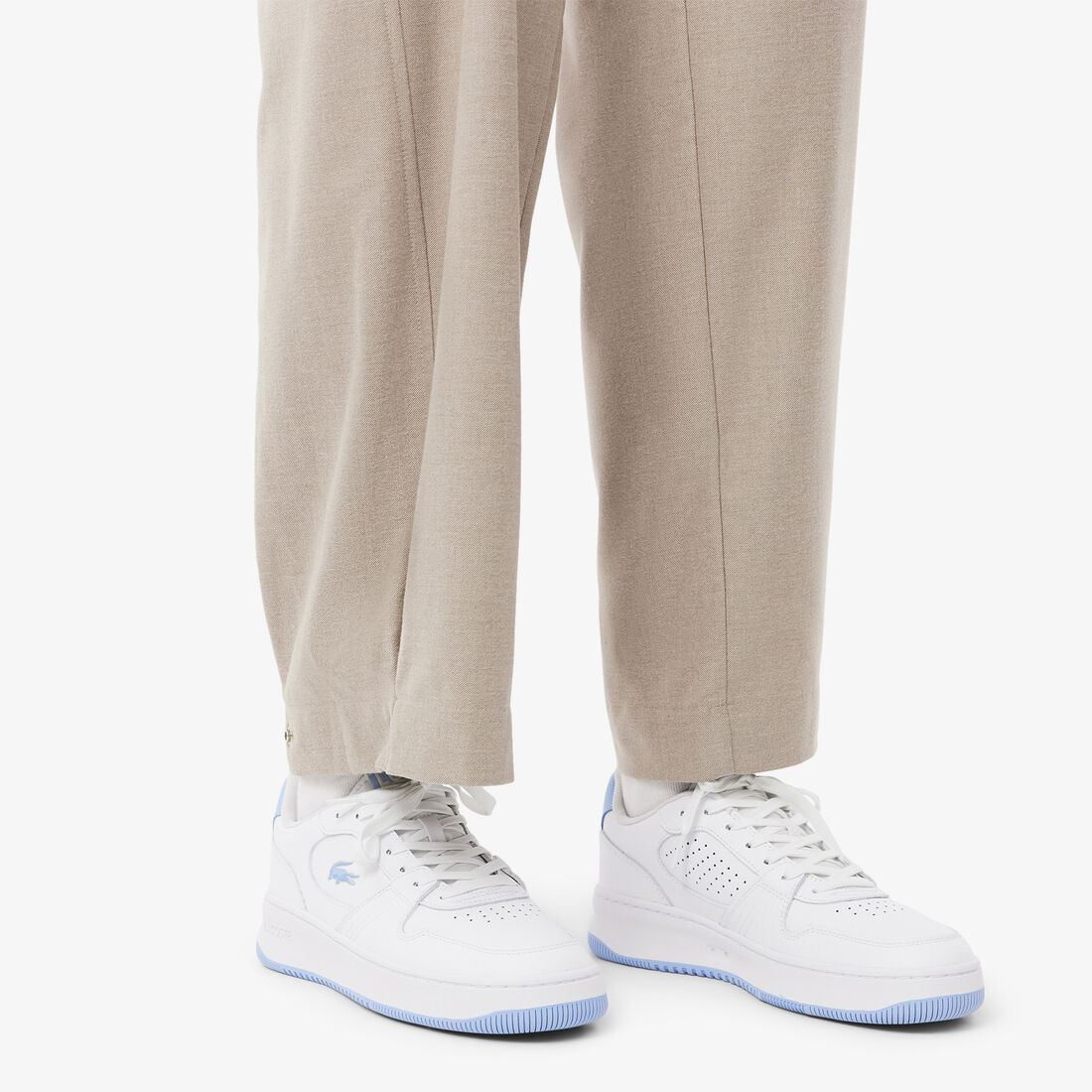 مجموعة أحذية رياضية جلدية L001 للنساء Women's L001 Set Leather Sneakers - 48SFA0128-1T3