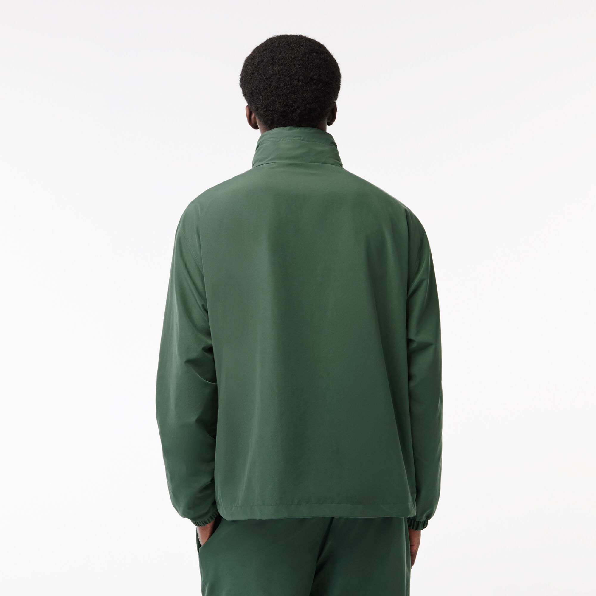 with Jacket Sportsuit Water-resistant Short LACOSTE メンズウェア Removable Dark Hood, メンズウェア