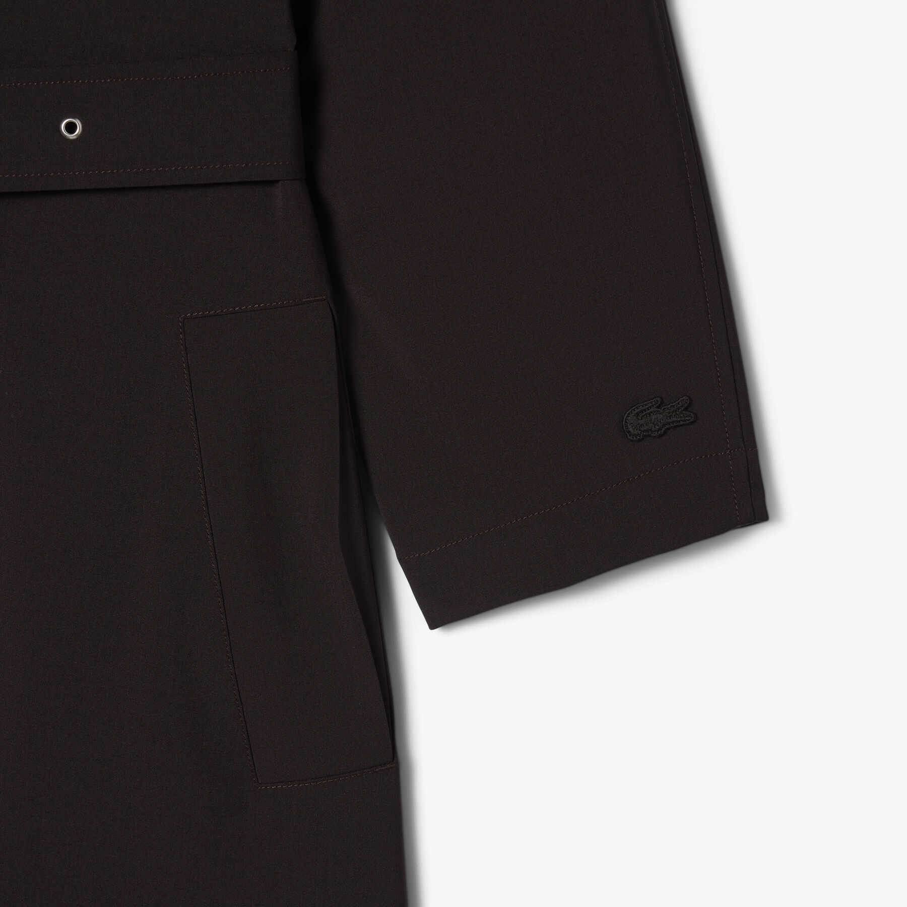 Oversized Wool Blend Trench Coat lacoste oversized wool blend trench coat