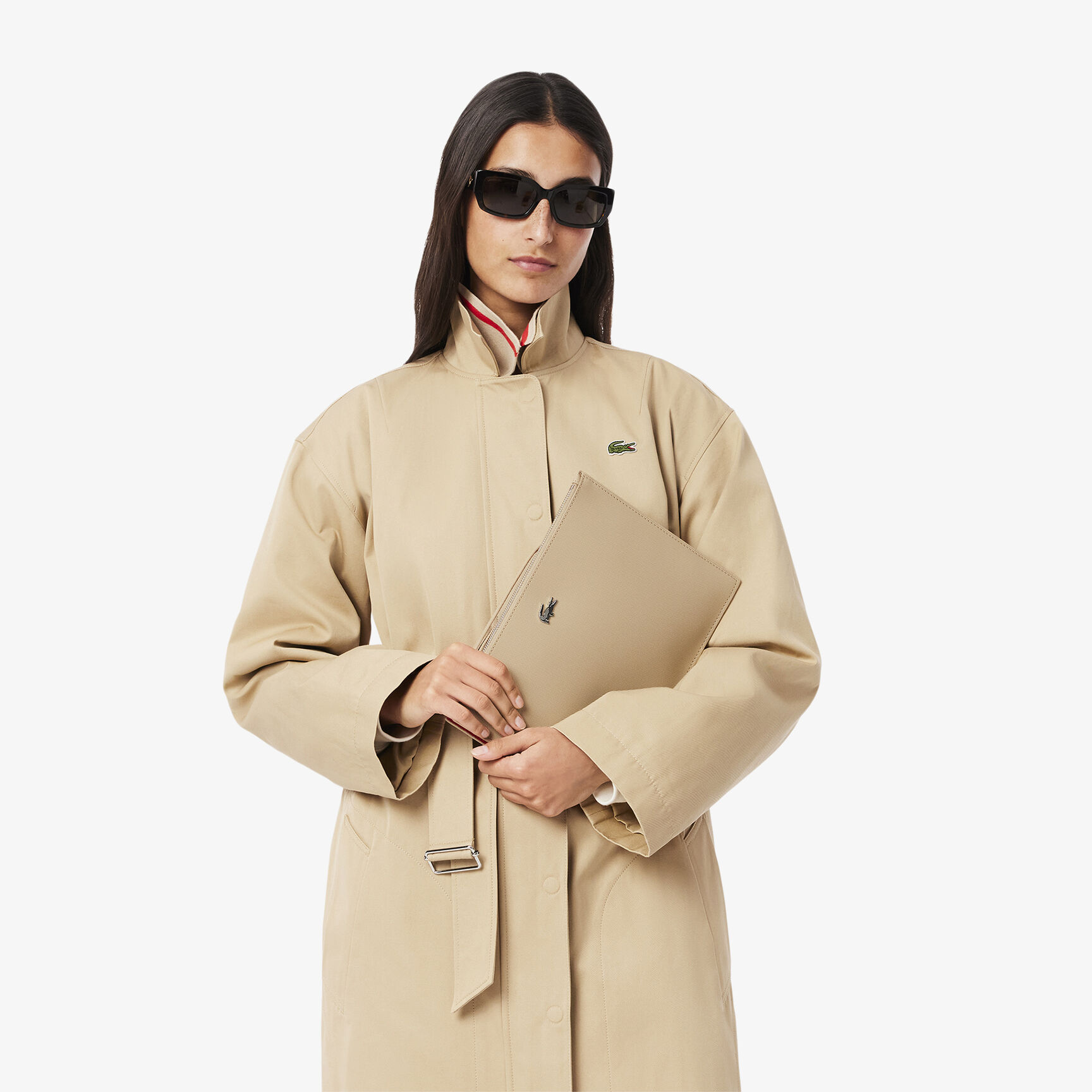 Anna Coated Pique Canvas Pouch - NF2791AA-Q61